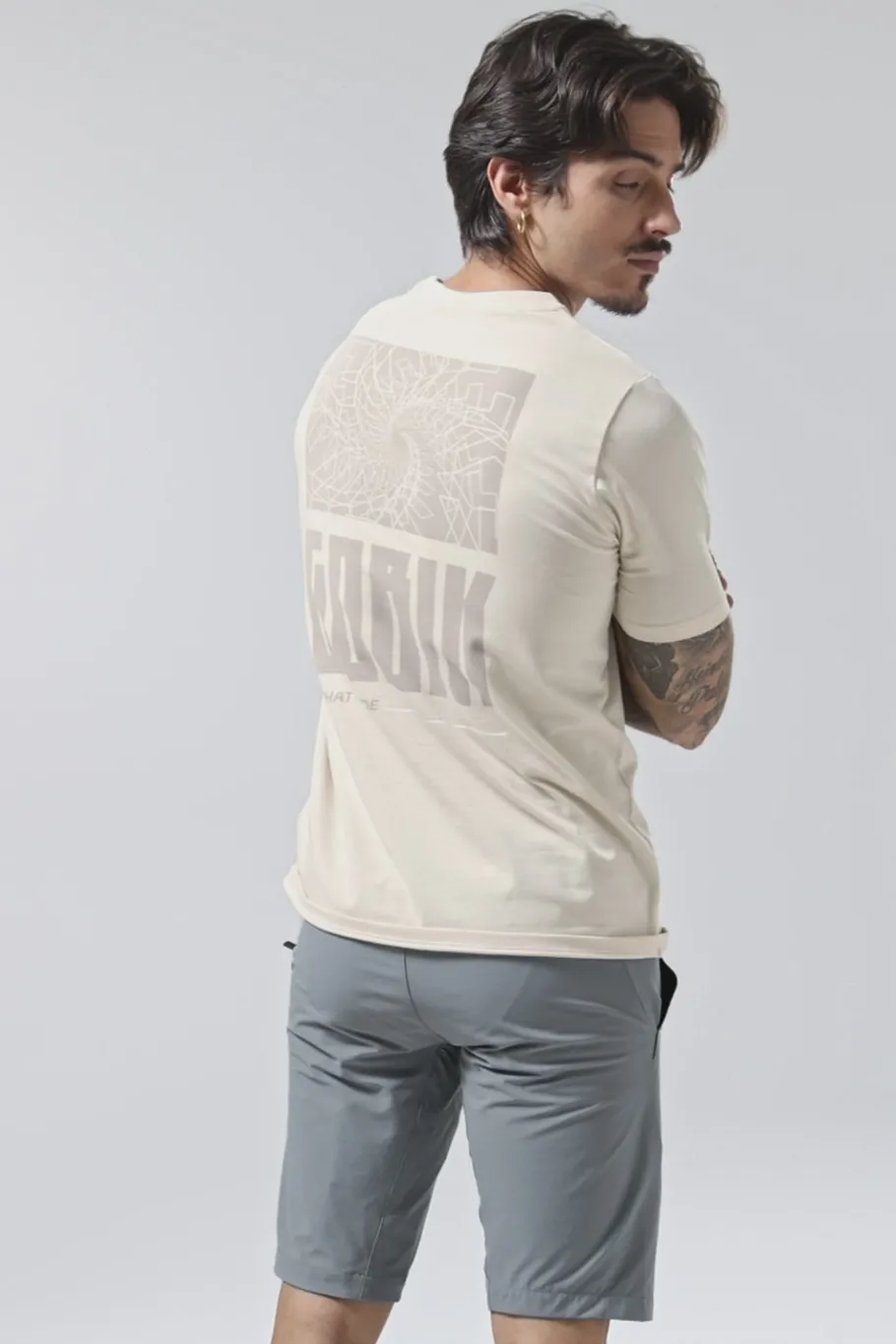 Lifestyle | T-Shirts<GOBIK T-SHIRT MANCHES COURTES COTTON REST HOMME Angora
