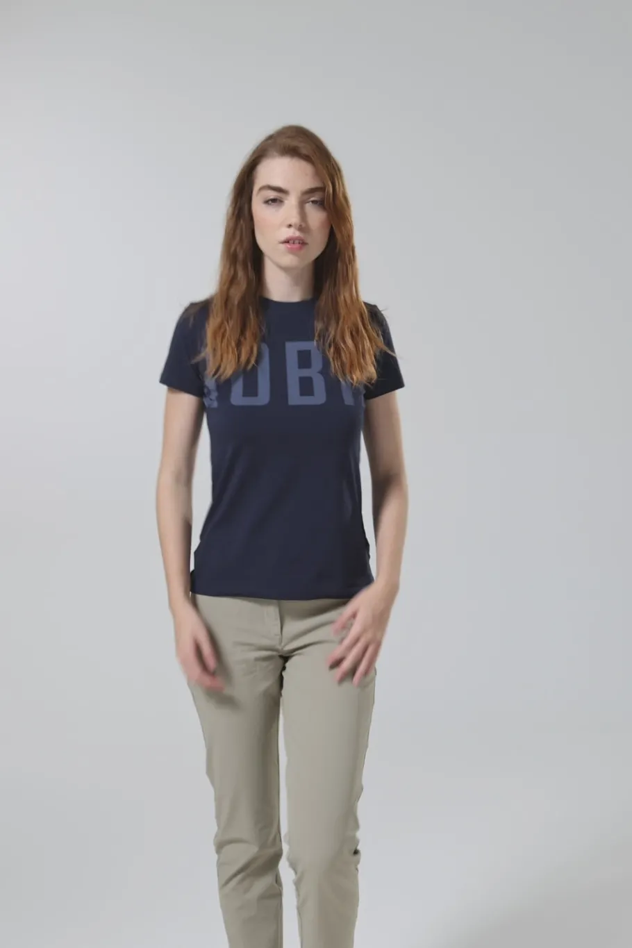 T-Shirts | Lifestyle<GOBIK T-SHIRT MANCHES COURTES COTTON REST FEMME Ultrablue