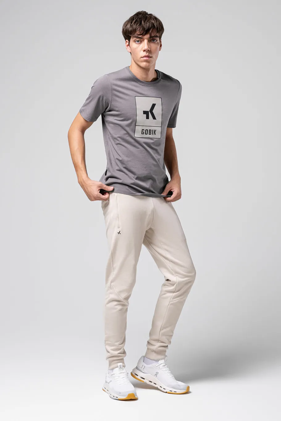 Lifestyle | T-Shirts<GOBIK T-SHIRT MANCHES COURTES OVERLINES 2.0 UNISEX Pewter