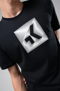 Lifestyle | T-Shirts<GOBIK T-SHIRT MANCHES COURTES OVERLINES 2.0 UNISEX JET BLACK JetBlack