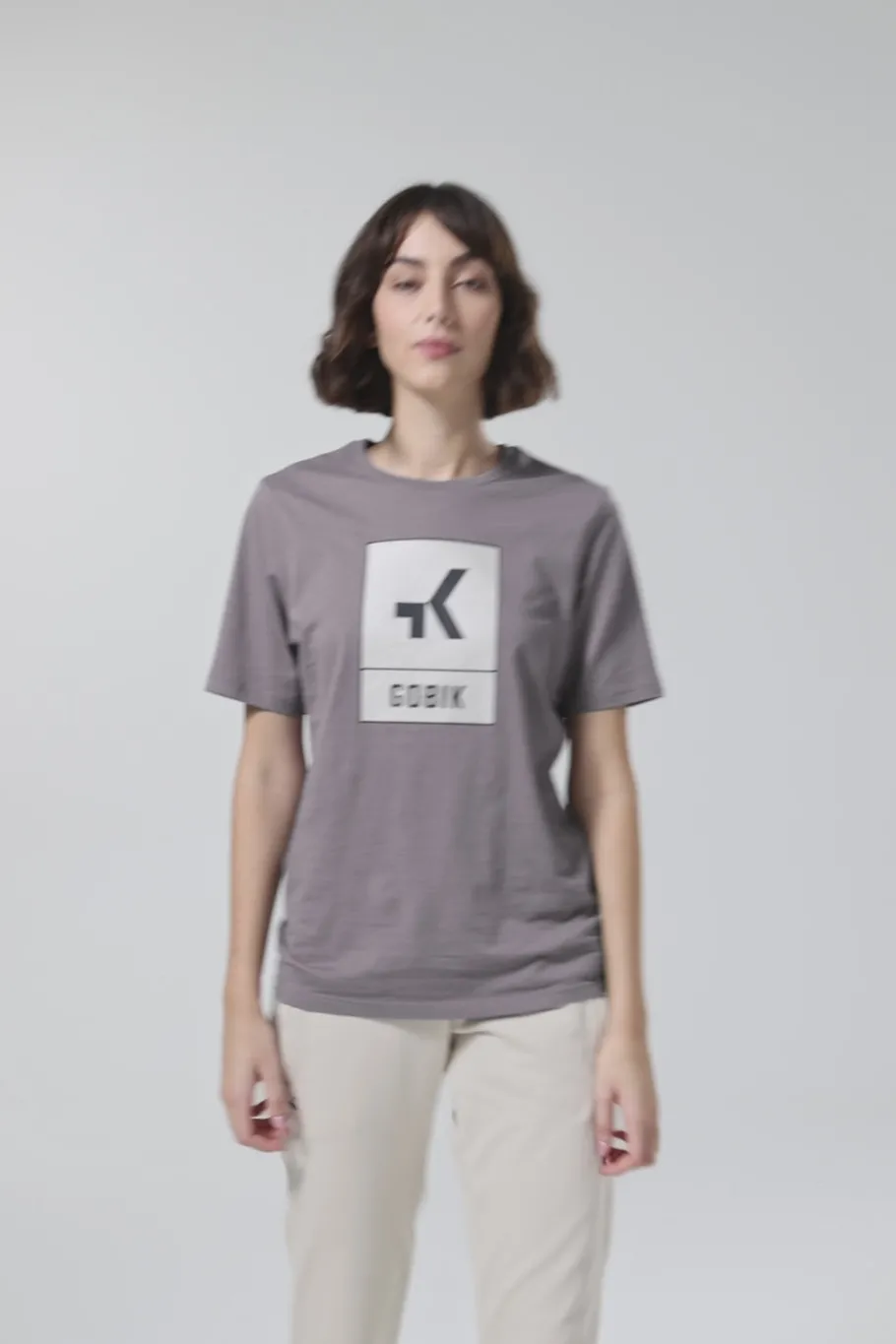 Lifestyle | T-Shirts<GOBIK T-SHIRT MANCHES COURTES OVERLINES 2.0 UNISEX Pewter