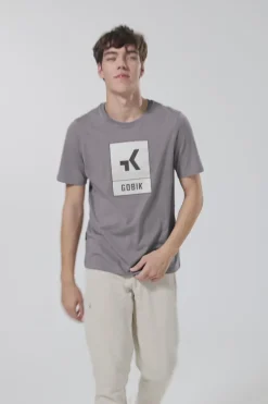 Lifestyle | T-Shirts<GOBIK T-SHIRT MANCHES COURTES OVERLINES 2.0 UNISEX Pewter