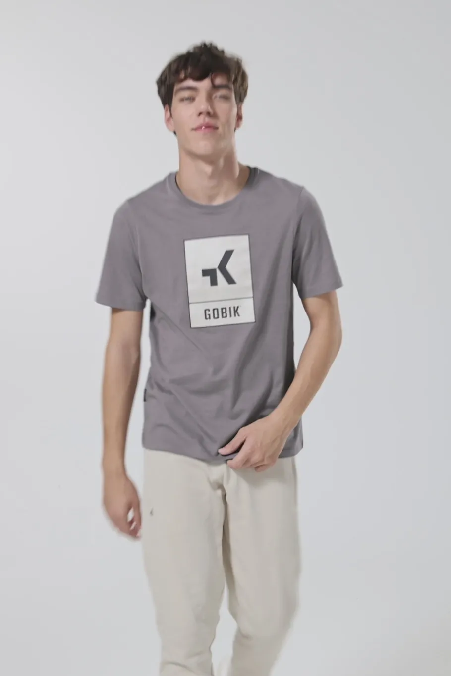 Lifestyle | T-Shirts<GOBIK T-SHIRT MANCHES COURTES OVERLINES 2.0 UNISEX Pewter