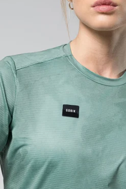 T-Shirts<GOBIK T-SHIRT MANCHES COURTES TECH FEMME Spruce