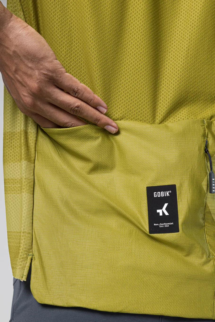 Enduro & Freeride | Ebike<GOBIK T-SHIRT MANCHES COURTES VOLT HOMME SPLIT GREEN SplitGreen