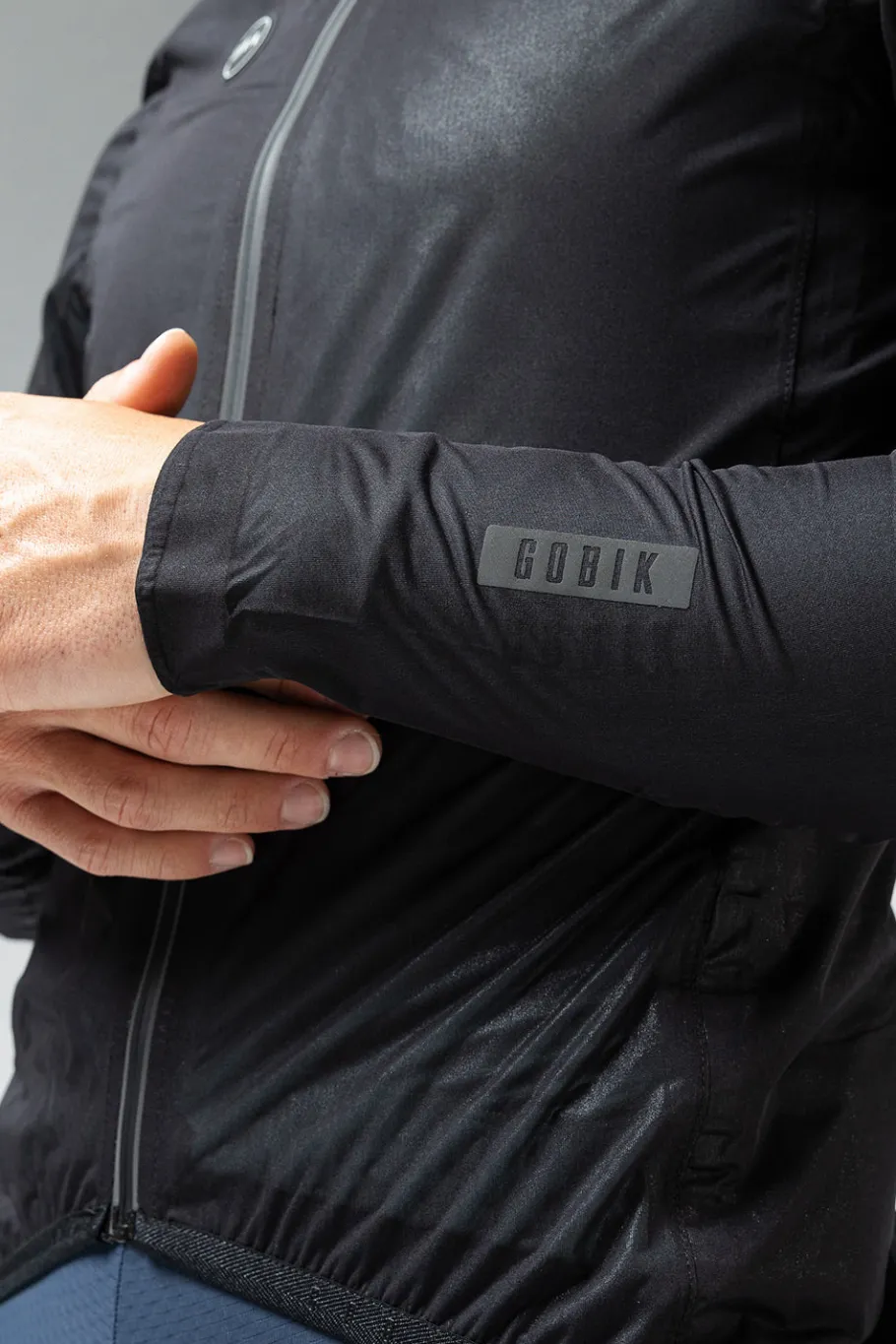 Vestes<GOBIK VESTE IMPERMÉABLE LÉGÈRE PLUVIA UNISEX TRUE BLACK TrueBlack