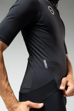 Vestes<GOBIK VESTE MANCHE COURTE ENVY JET HOMME BLACK JetBlack