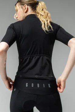 Vestes<GOBIK VESTE MANCHE COURTE ENVY FEMME JET BLACK JetBlack