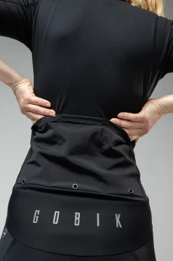 Vestes<GOBIK VESTE MANCHE COURTE ENVY FEMME JET BLACK JetBlack