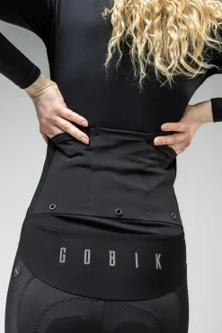 Vestes<GOBIK VESTE MANCHE LONGUE ENVY FEMME JET BLACK JetBlack