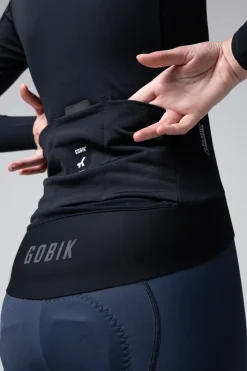 Ebike | Vtt<GOBIK VESTE MANCHES LONGUES ENVY 2.0 FEMME JET BLACK JetBlack