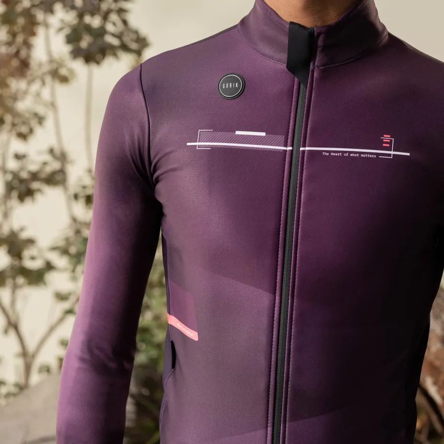 Vestes<GOBIK VESTE THERMIQUE SKIMO PRO MAN PRUNE