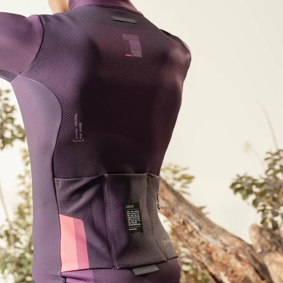 Vestes<GOBIK VESTE THERMIQUE SKIMO PRO MAN PRUNE